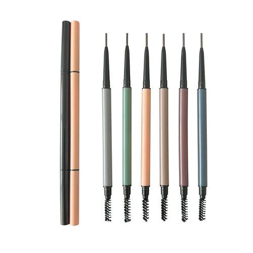 Ultra-fine 1.5mm double-ended eyebrow pencil