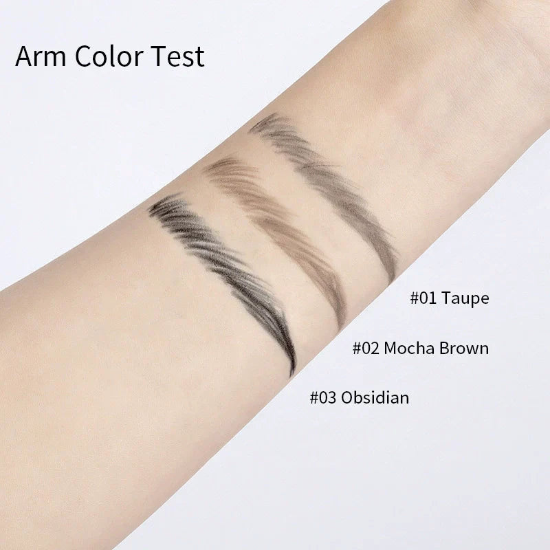 Double-ended ultra-fine non-marking eyebrow pencil